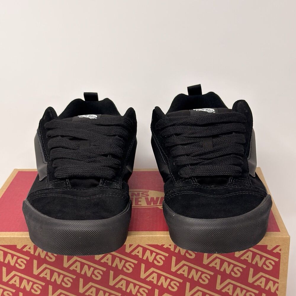 NEW Vans Knu Skool Black/Black Suede Skate Shoes Mens Size 11 VN0009QCBKA - Picture 13 of 16